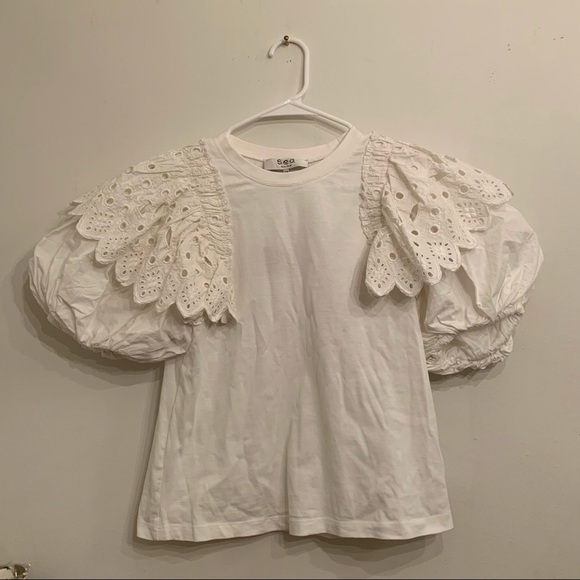 NWT Sea NY Puff Sleeve Top - Picture 4 of 10